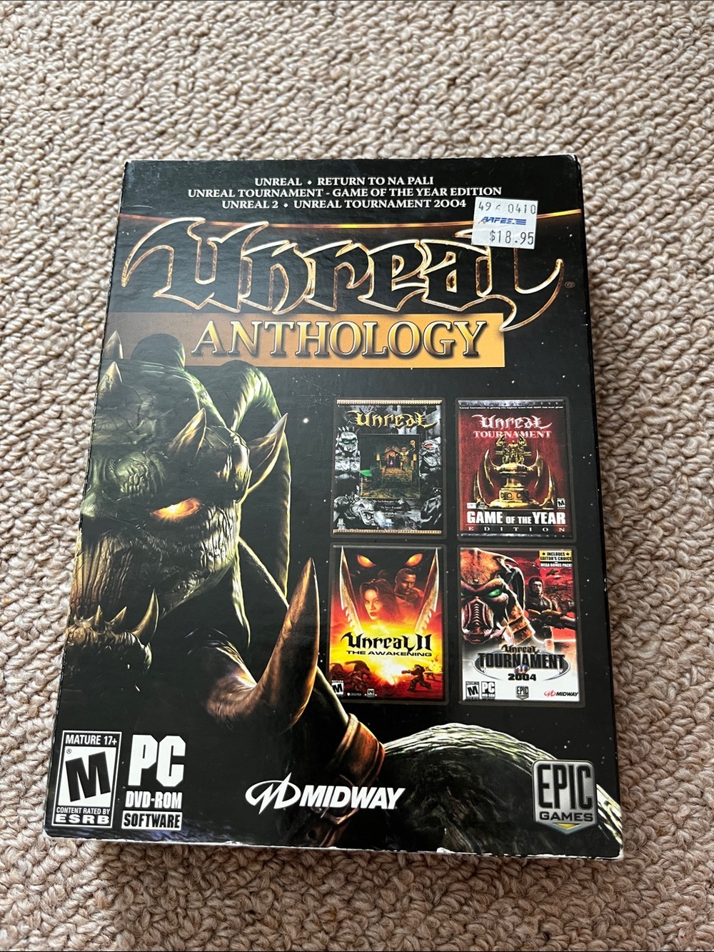 Unreal Anthology PC Game - Black Edition by Midway